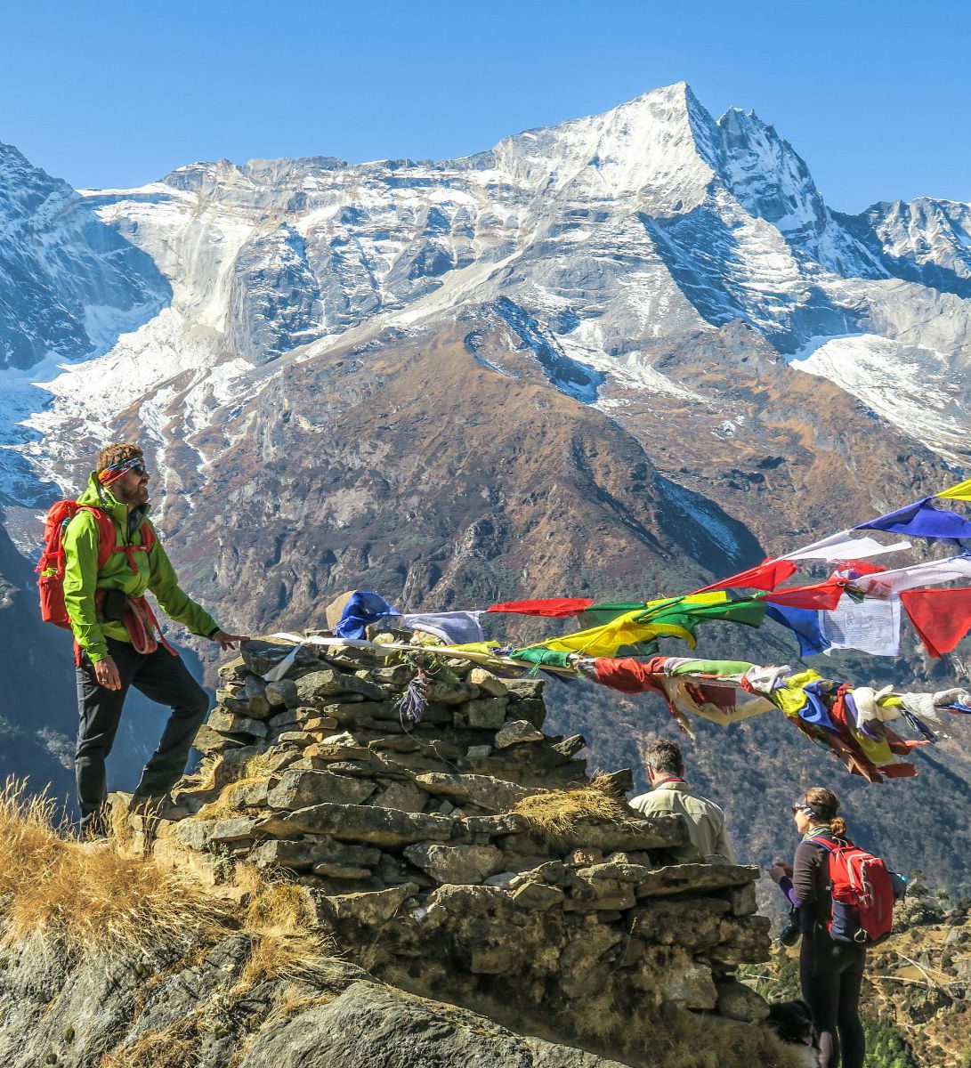 Rondreis Nepal, Evert Regio, Everest Base Camp, wandelaar