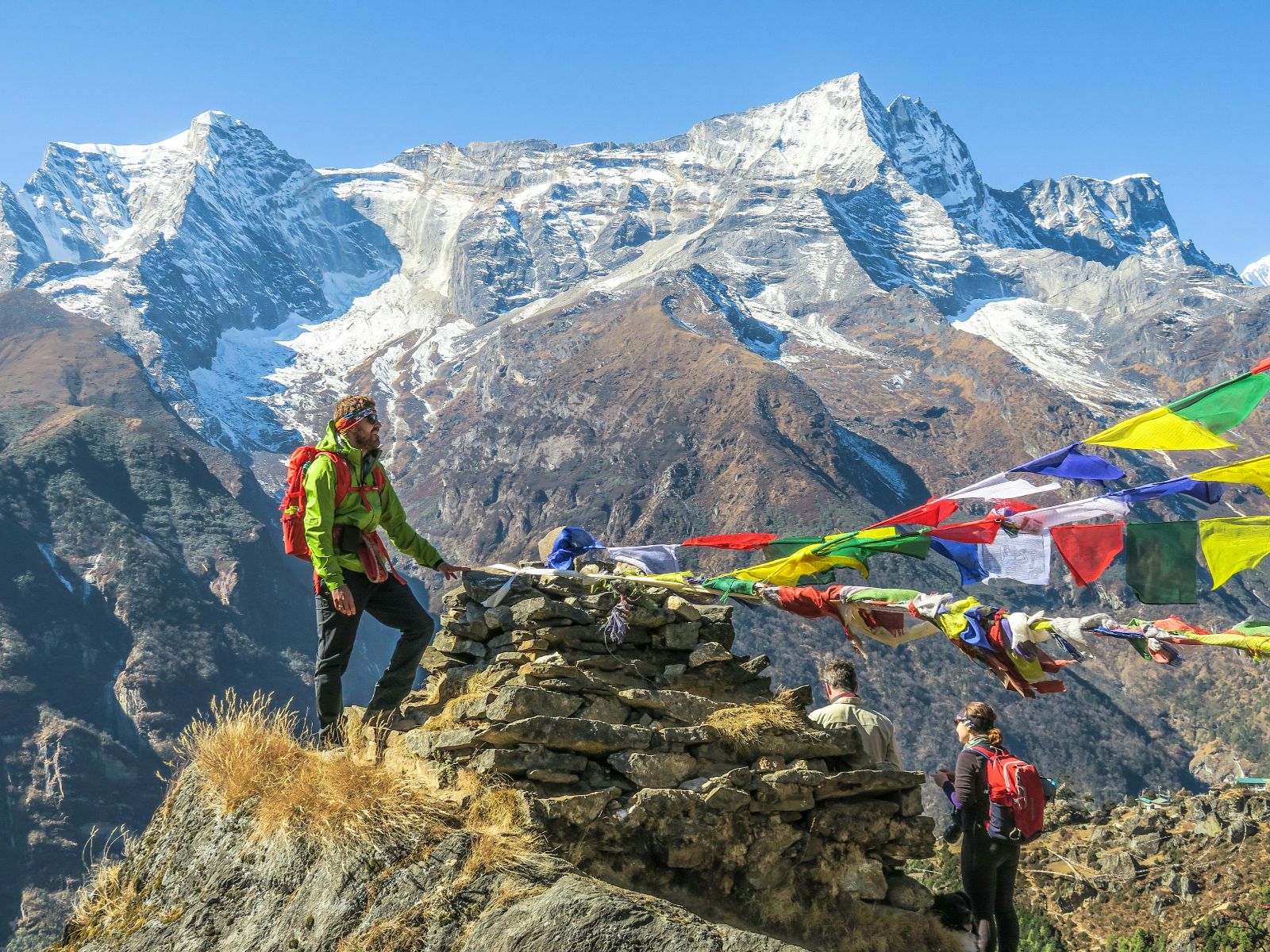 Rondreis Nepal, Evert Regio, Everest Base Camp, wandelaar