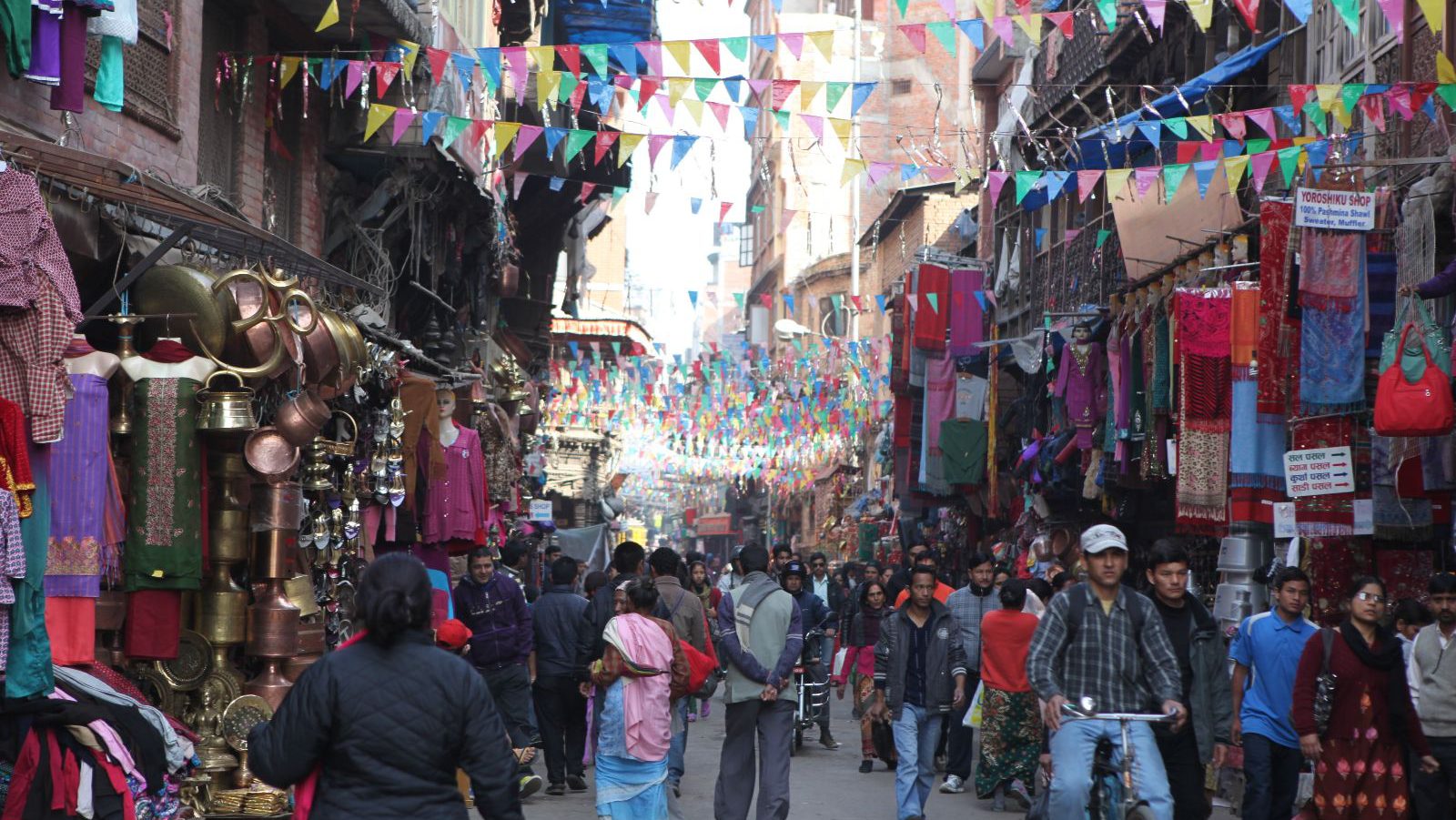 Rondreis Nepal, Kathmandu, winkeltjes in Thamel