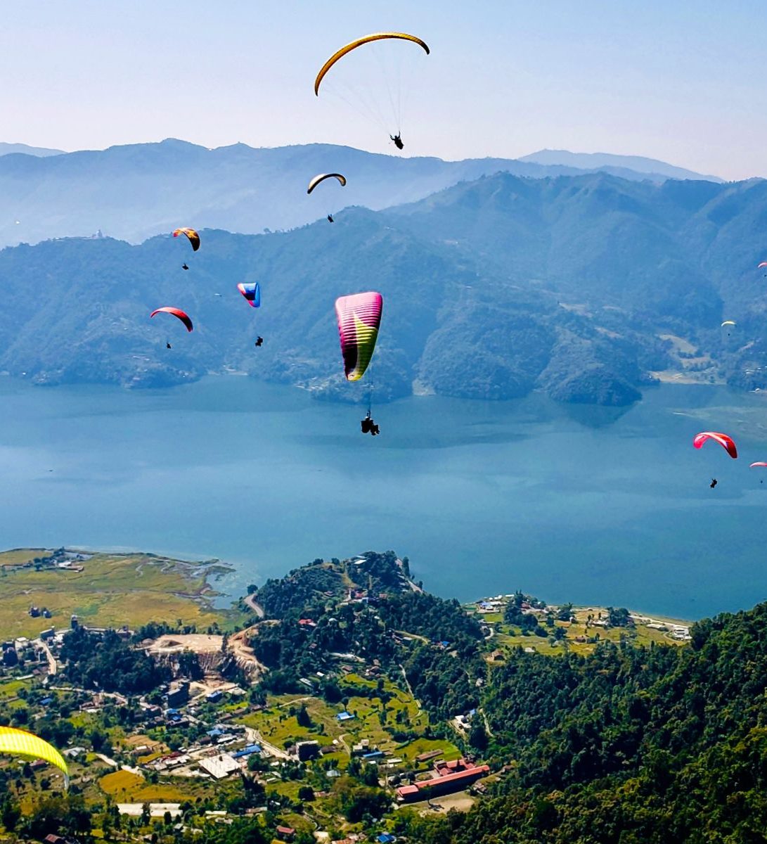 Rondreis Nepal, Pokhara, Phewa Lake