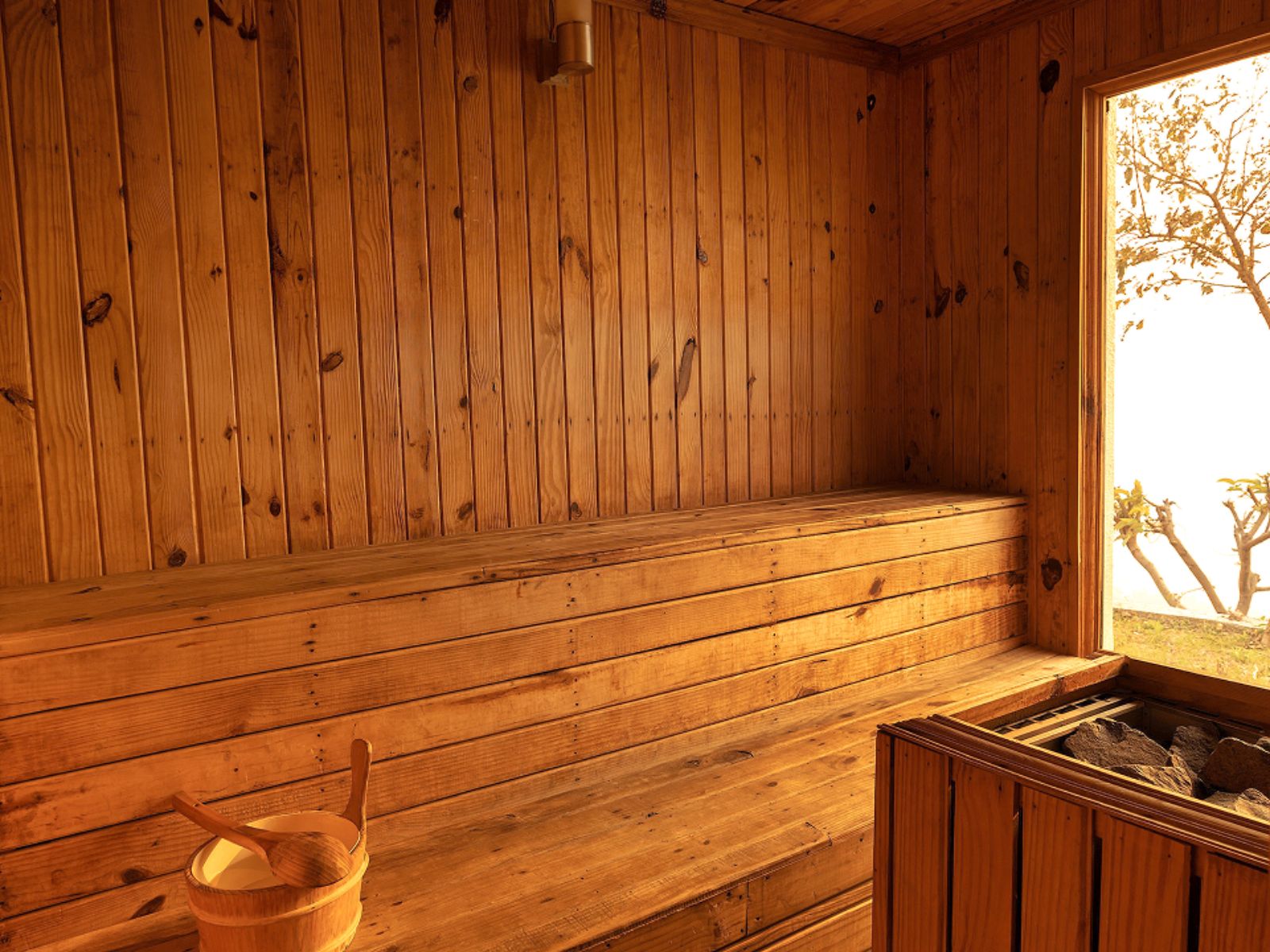 Rondreis Nepal, Rupakot, Rupakot Resort, sauna