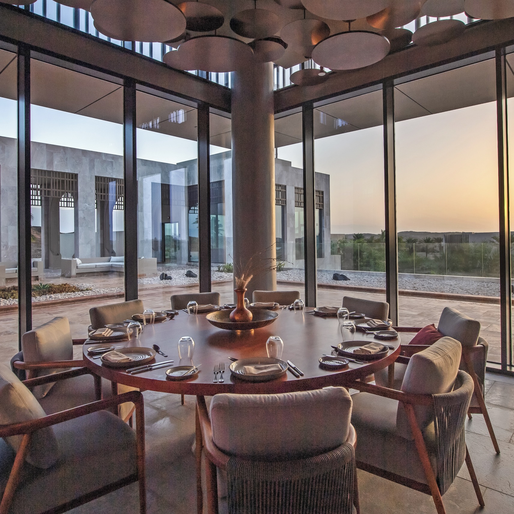 Rondreis Oman, Salalah, Alila Hinu Bay Beach Resort, restaurant