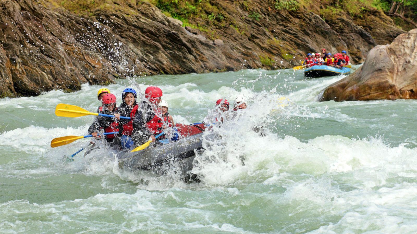 Rondreis Nepal, Excursie, Raften op de Trishuli rivier