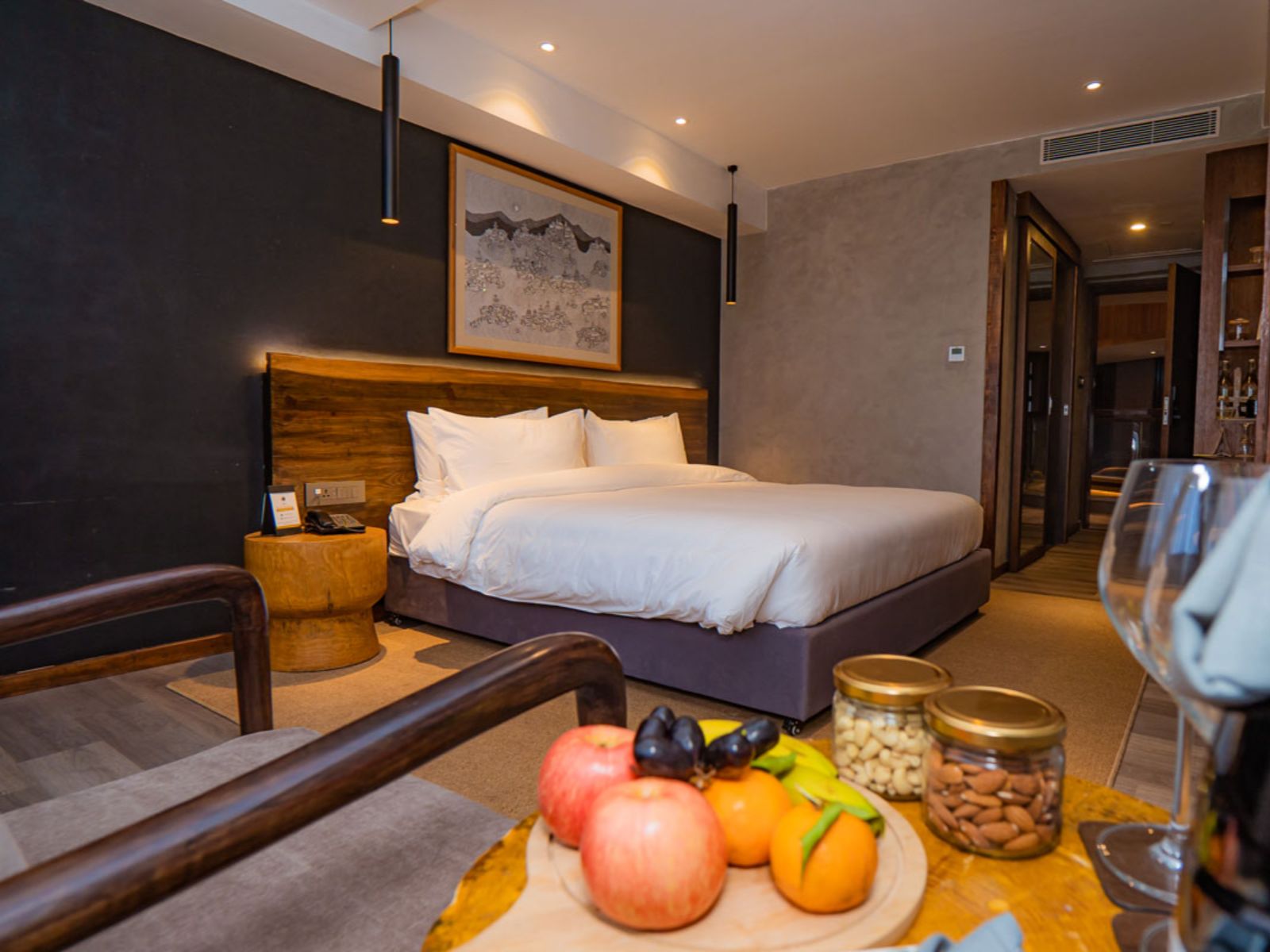 rondreis nepal, kathmandu, hotel barahi, kamer overzichtsfoto