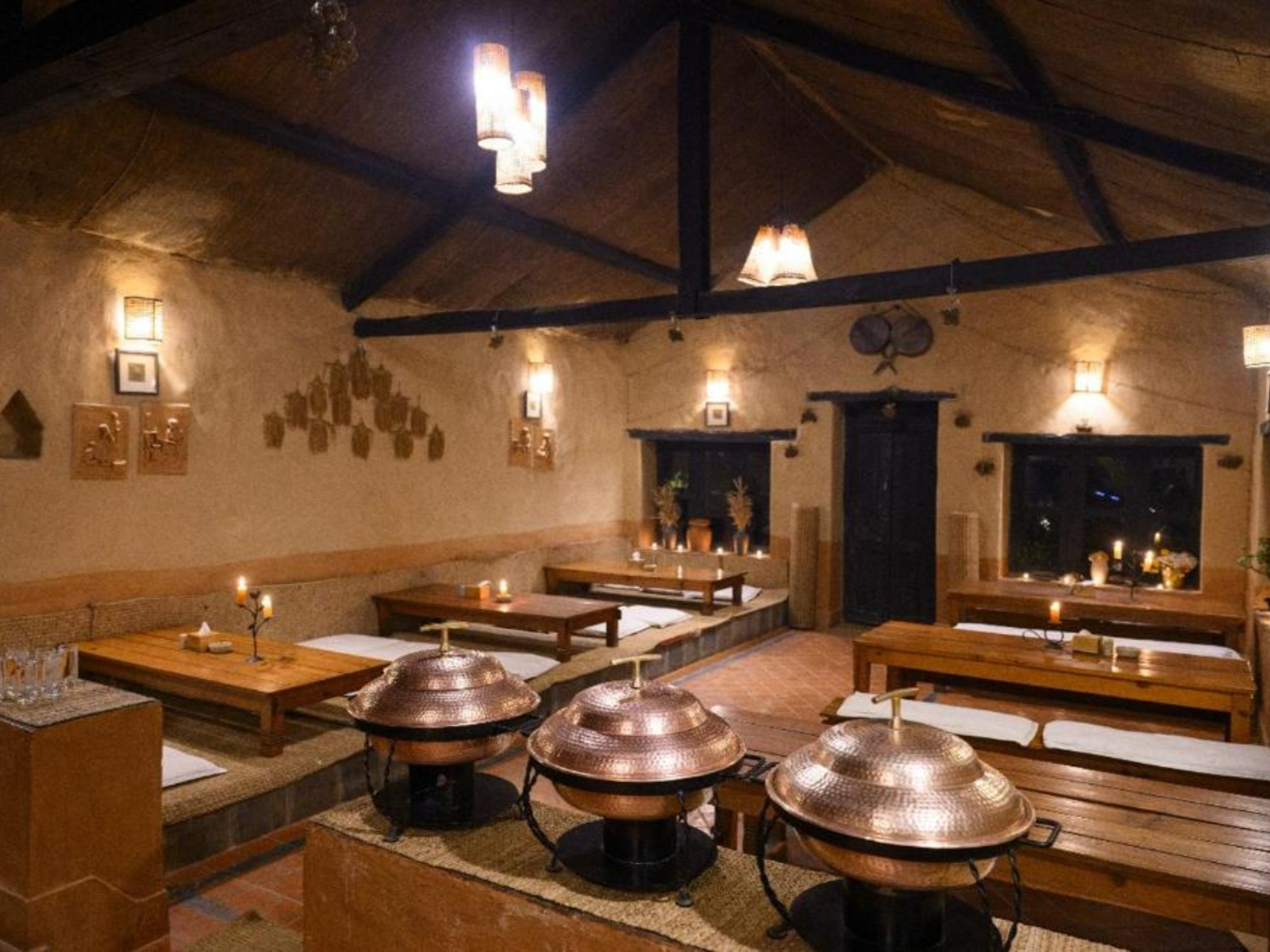 rondreis nepal, shivapuri, prakriti resort, restaurant