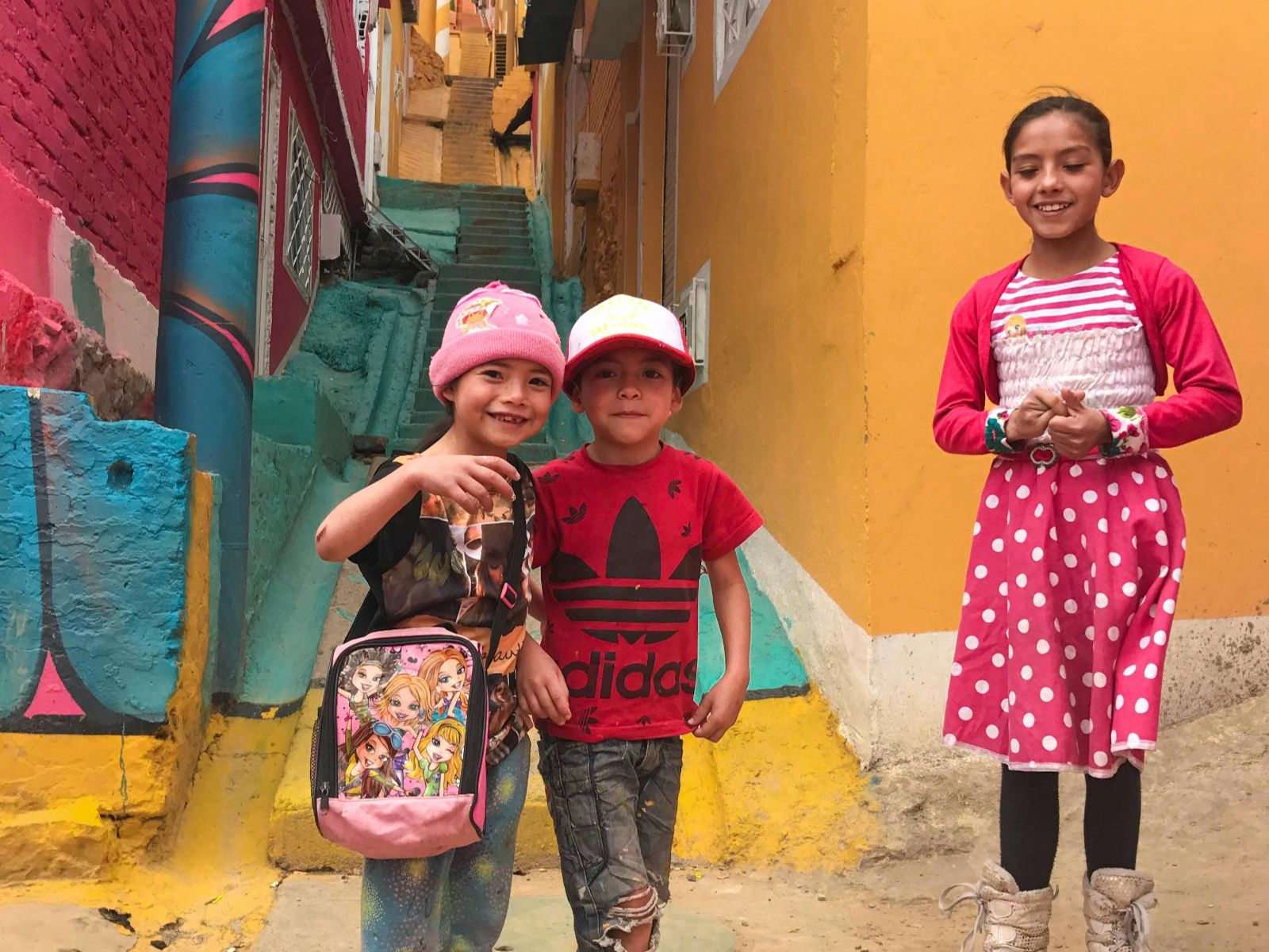 Rondreis Colombia, Bogotá, excursie creatieve toekomst, kinderen
