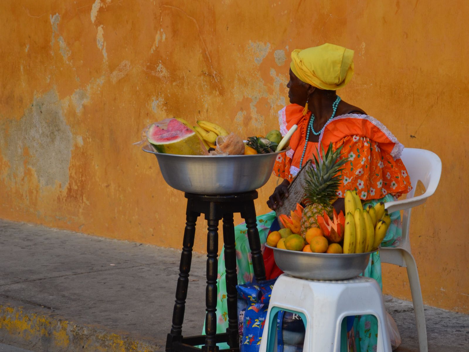 Rondreis Colombia, Cartagena, excursie per segway door historisch Cartagena, local in Cartagena