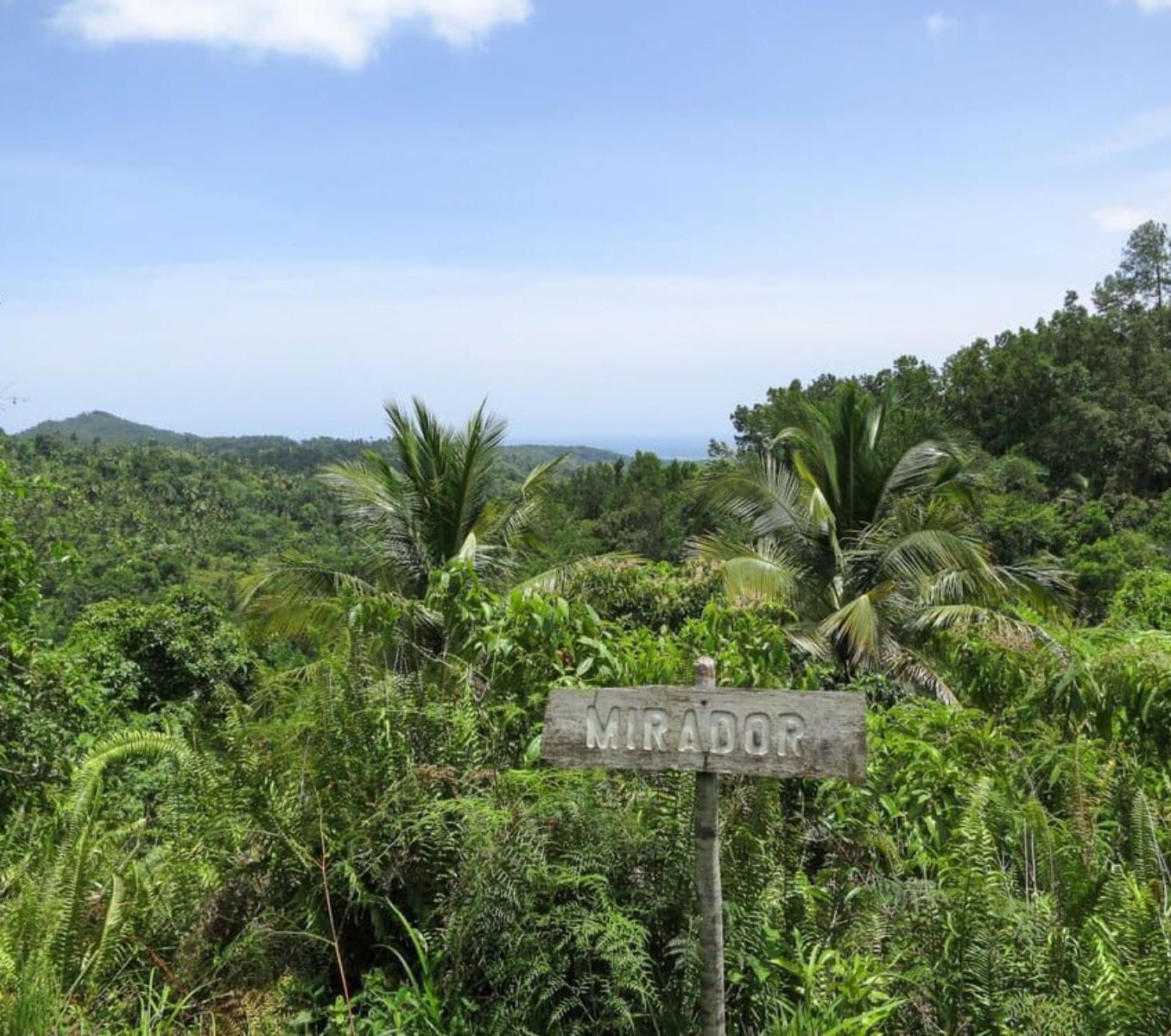 Rondreis Cuba, Baracoa, Alexander von Humboldt NP, mirador uitkijkpunt