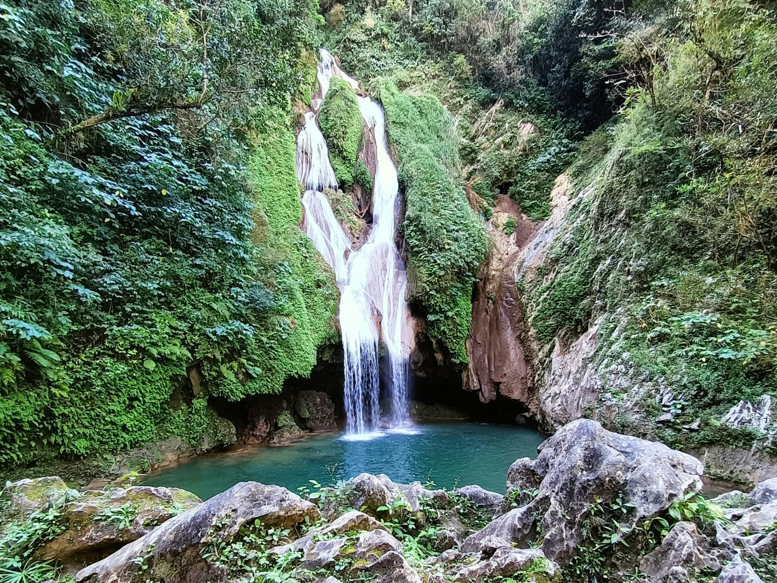 Rondreis Cuba, Trinidad, excursie Hiken bij Topes de Collantes, waterval2