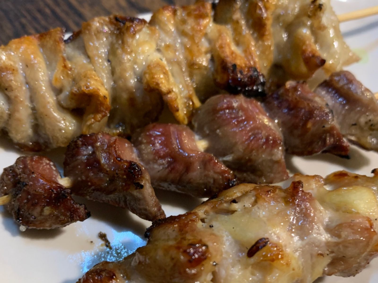 Rondreis Japan, Osaka, excursie Osaka food tour, yakitori spiesjes