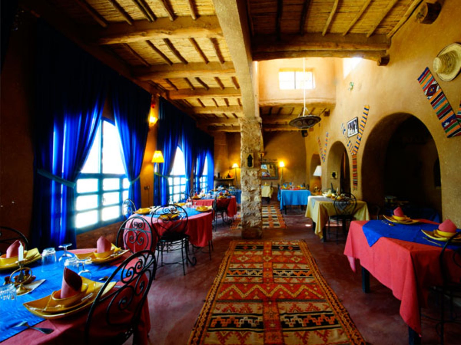 Rondreis Marokko, Aït Ben Haddou, Dar Mouna, restaurant hotel