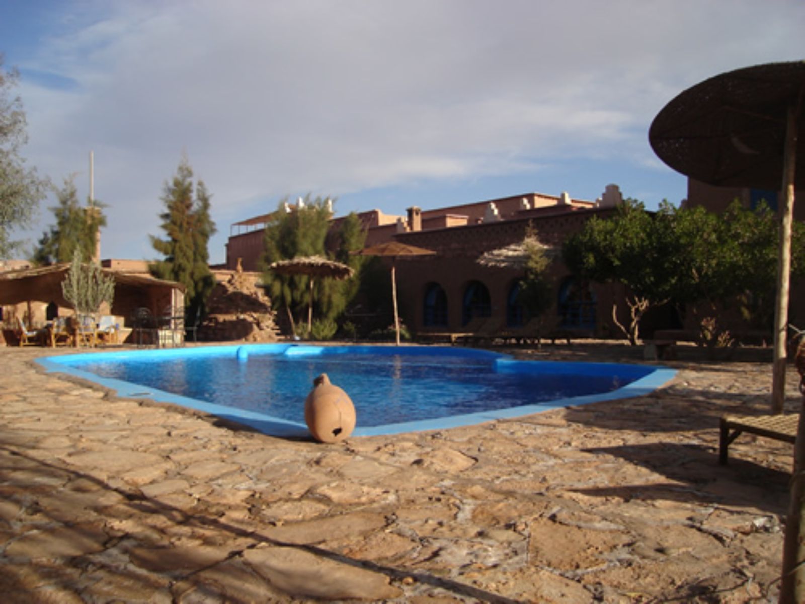 Rondreis Marokko, Aït Ben Haddou, Dar Mouna, zwembad