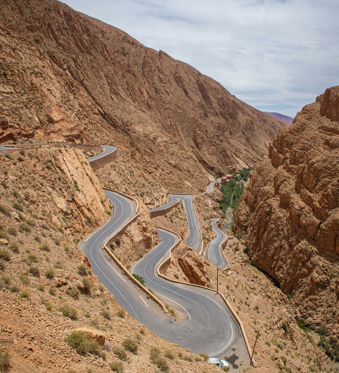 Rondreis Marokko, Dades Vallei, slingerweg door de vallei