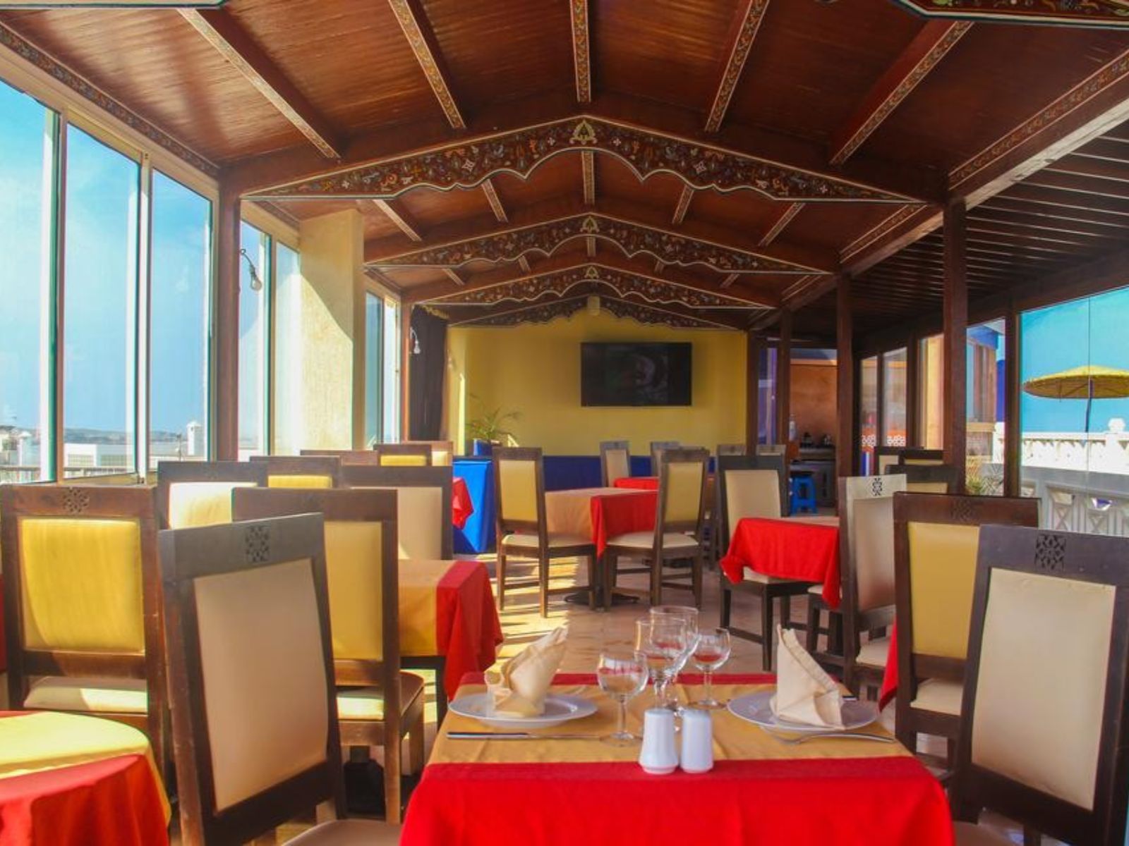 Rondreis Marokko, Essaouira, Palais des Remparts, restaurant