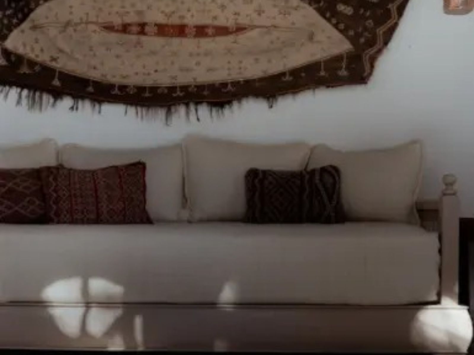 Rondreis Marokko, Essaouira,Villa Maroc, Suite, zitgedeelte