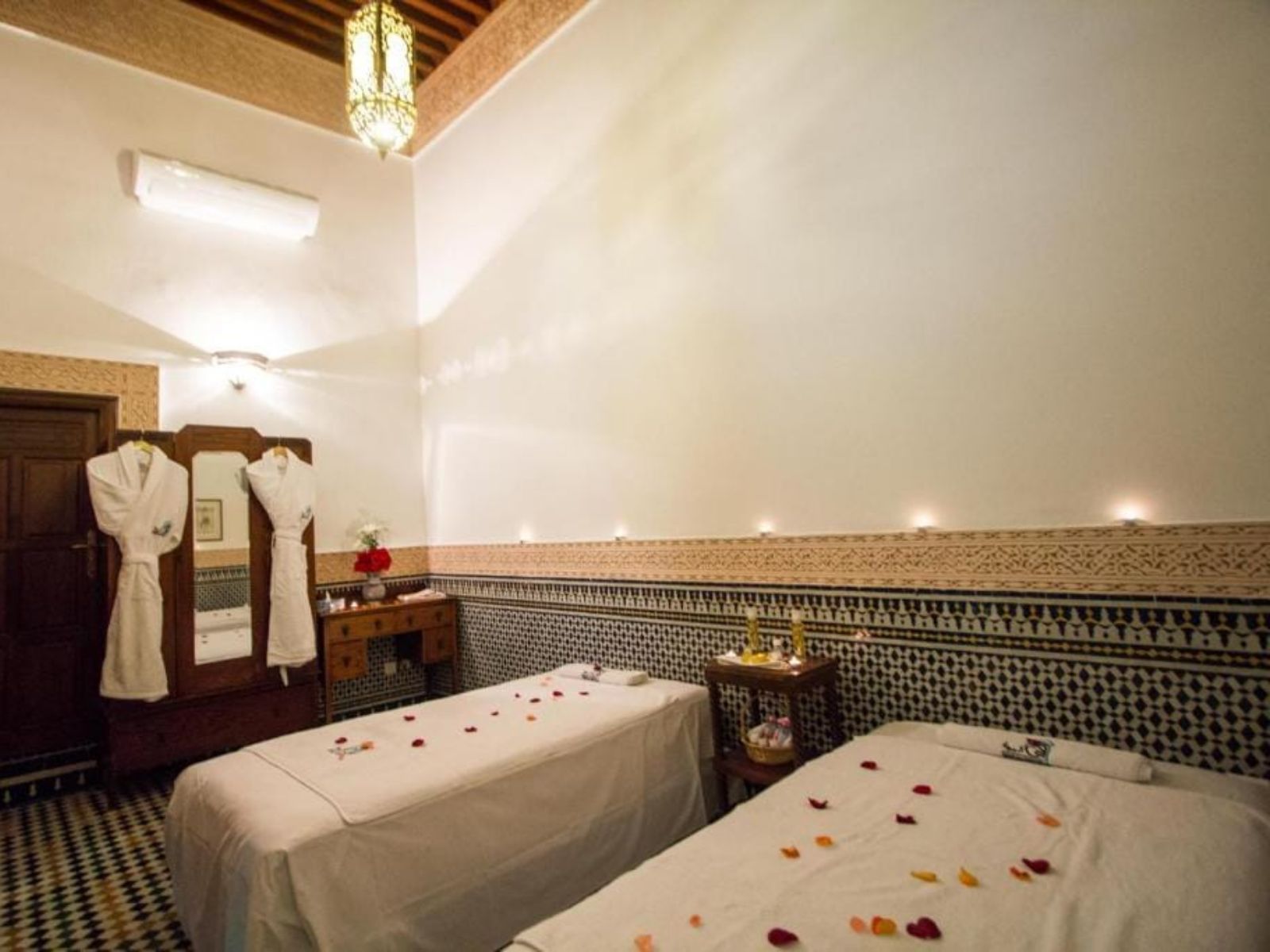 Rondreis Marokko, Fès, Riad Myra, massage ruimte