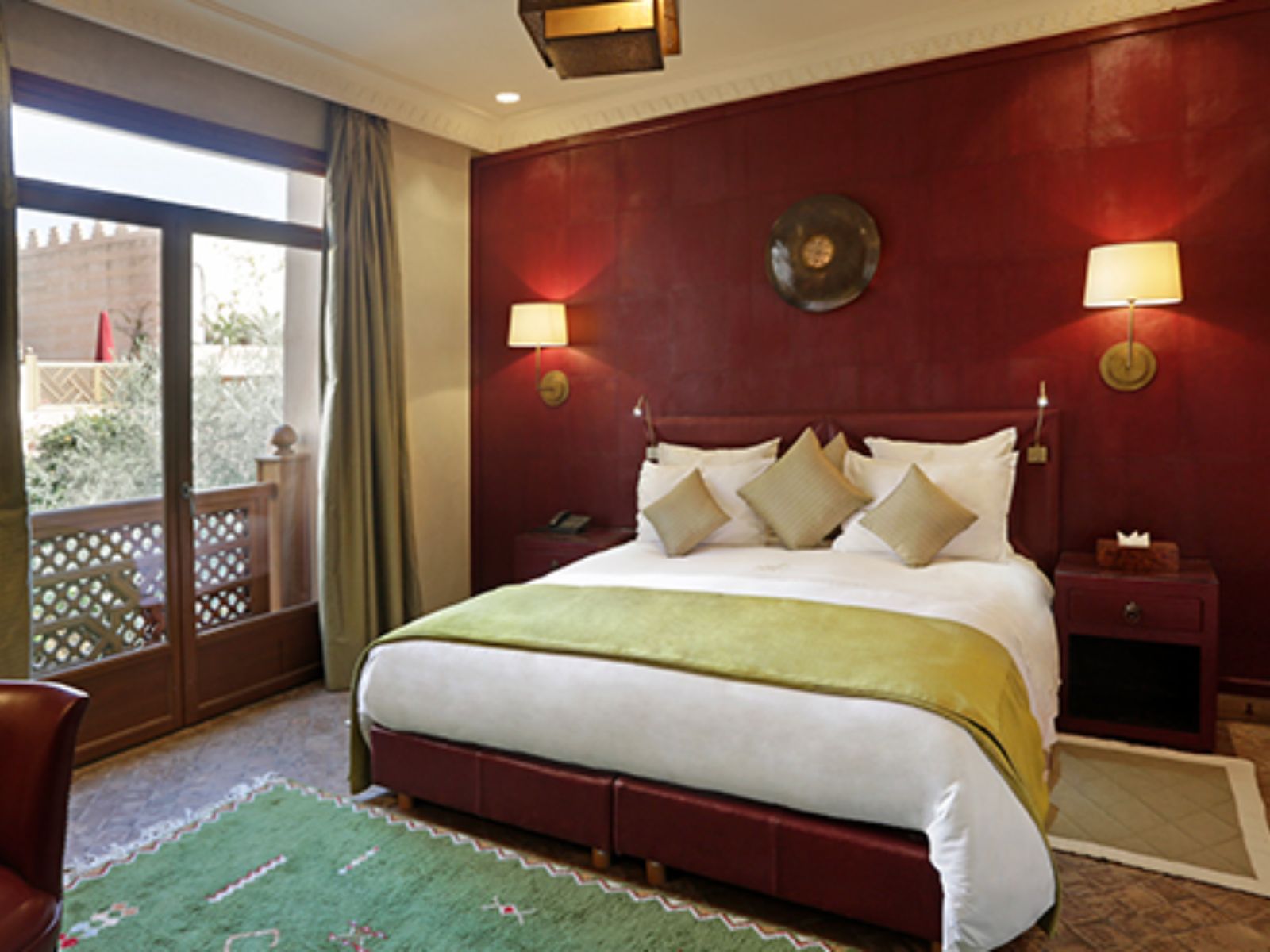 Rondreis Marokko, Marrakech, La Maison Arabe, Garden View standaard kamer, met double bed