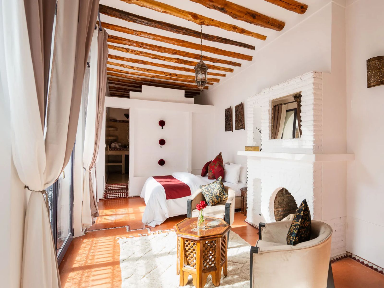 Rondreis Marokko, Marrakech, Riad Twilight, Family Suite met queen bed