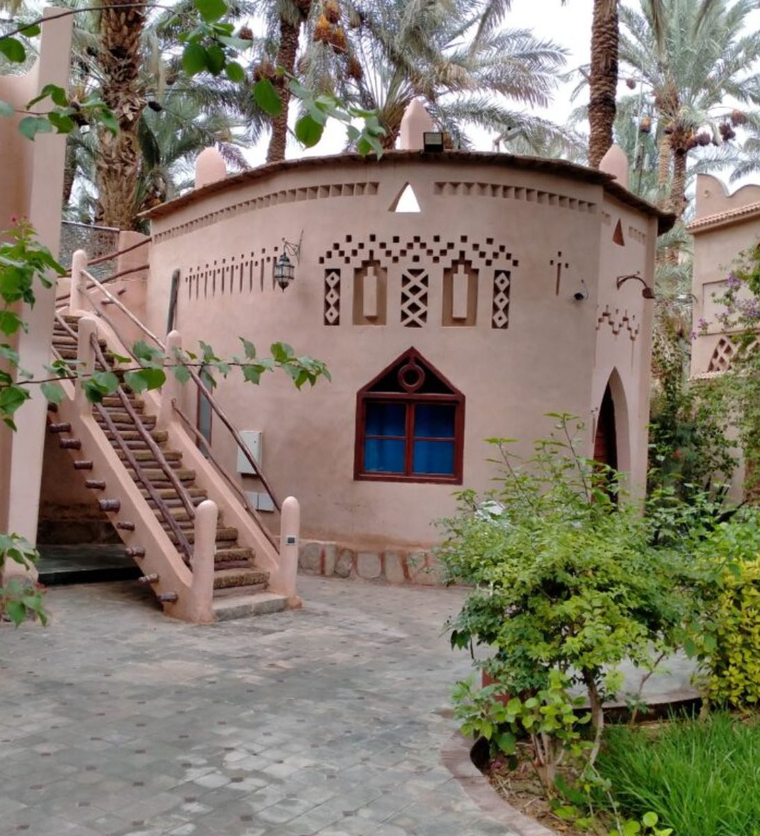 Rondreis Marokko, Zagora, Riad Lamane, mini suite, buitenkant suite
