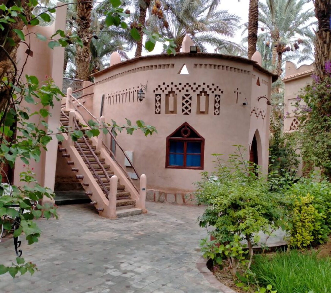 Rondreis Marokko, Zagora, Riad Lamane, mini suite, buitenkant suite