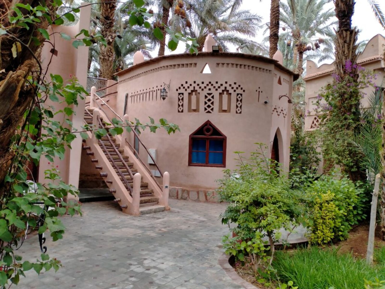 Rondreis Marokko, Zagora, Riad Lamane, mini suite, buitenkant suite