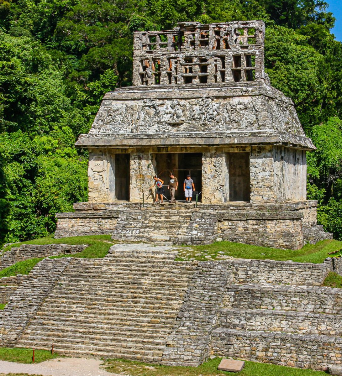 Rondreis Mexico, Palenque, Palenque, Misol Ha en Agua Azul in één dag, Palenque ruïnes