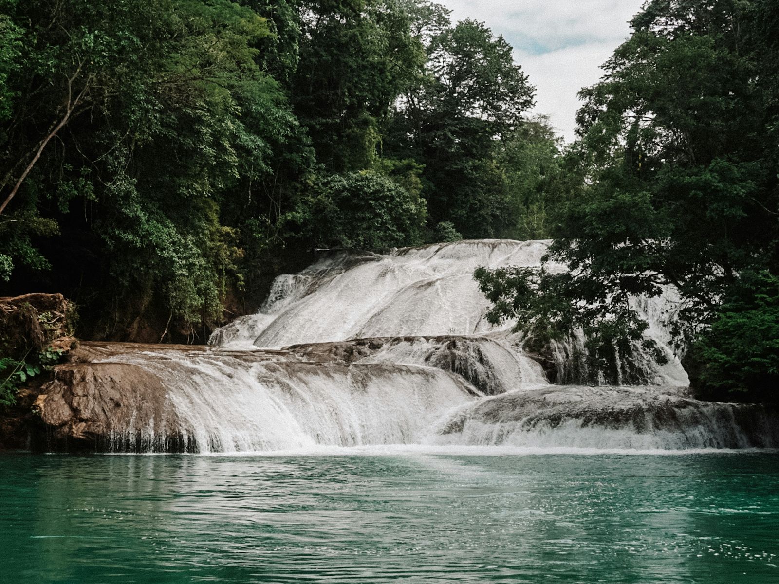 Rondreis Mexico, Palenque, Palenque en de watervallen van Roberto Barrios, watervallen van Roberto Barrios