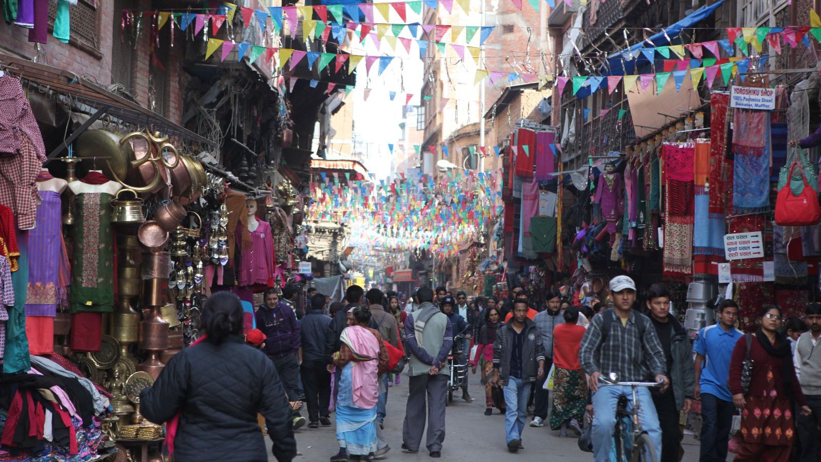 Rondreis Nepal, Kathmandu, winkeltjes in Thamel