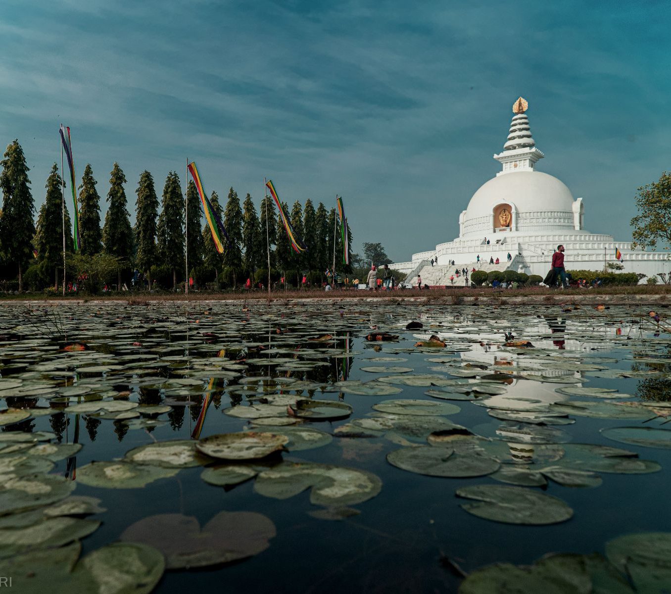 Rondreis Nepal, Lumbini, World Peace Pagoda