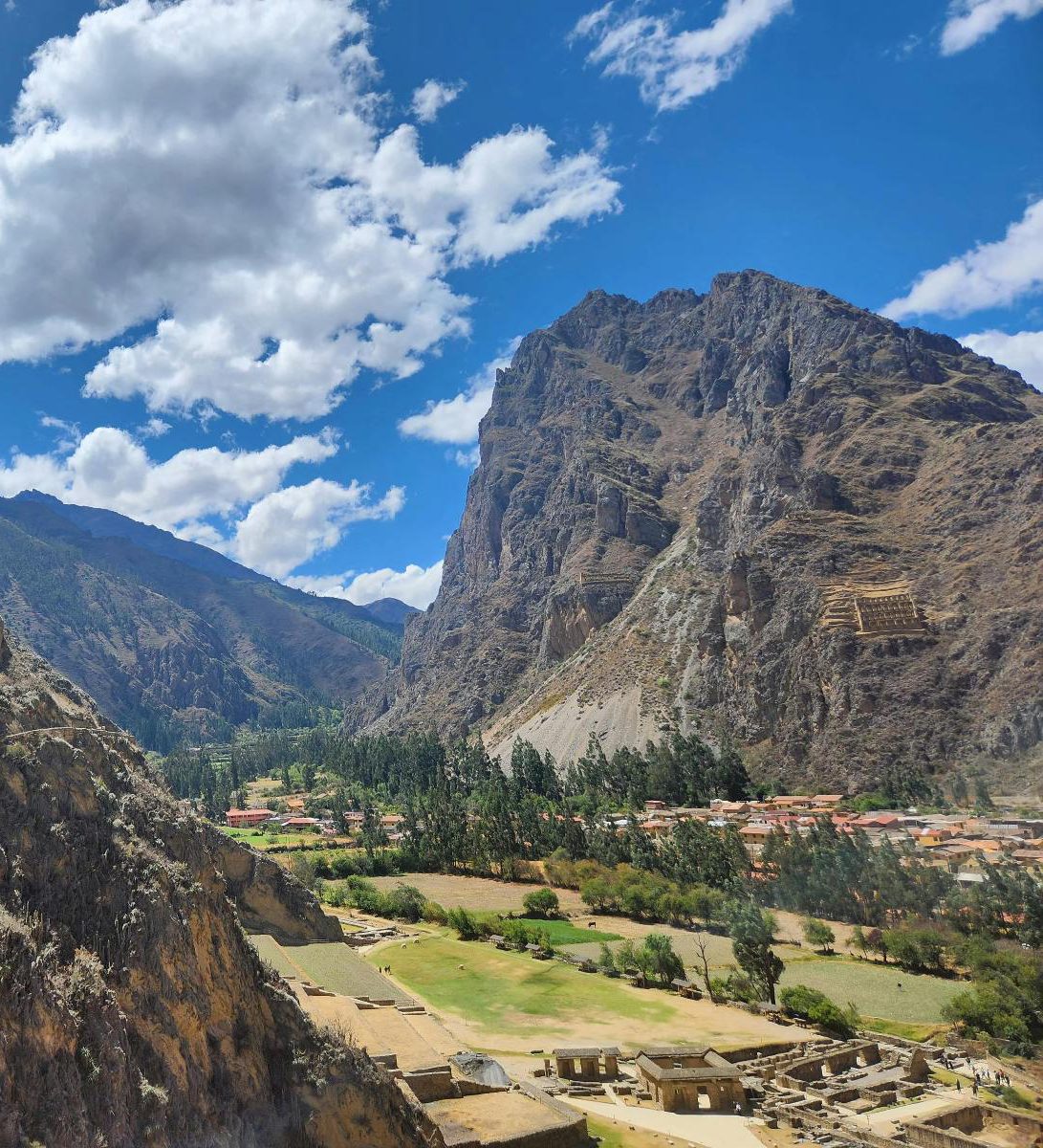 Rondreis Peru, Cusco, excursie Dagtour Heilige Vallei, Ollantaytambo uitzicht