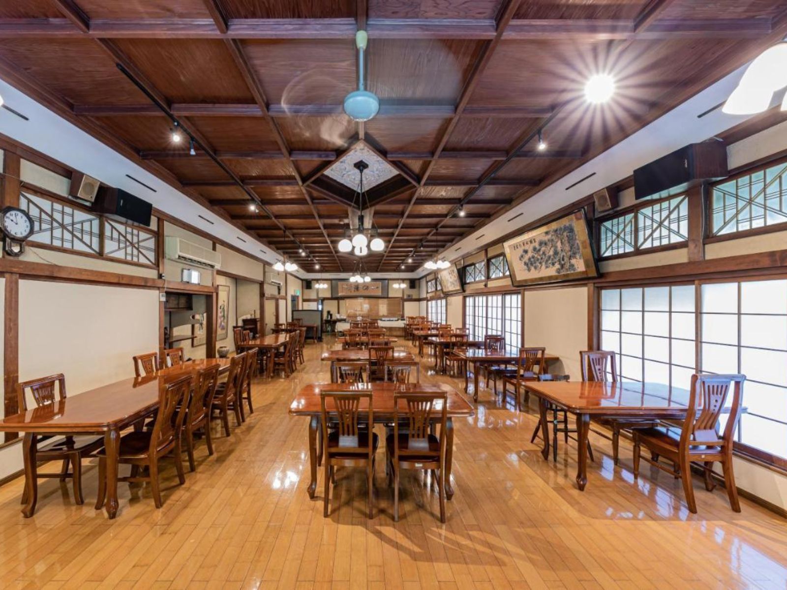 Rondreis Japan, Ichinoyu Honkan, eetzaal