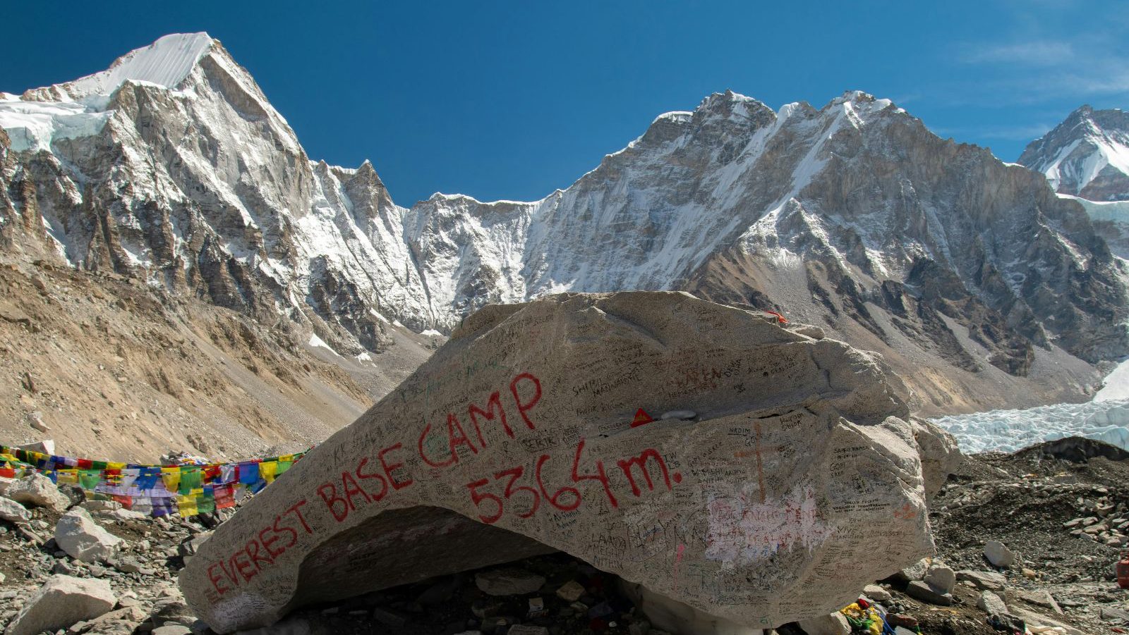 rondreis nepal, everest base camp trek, Everest Base Camp ingang