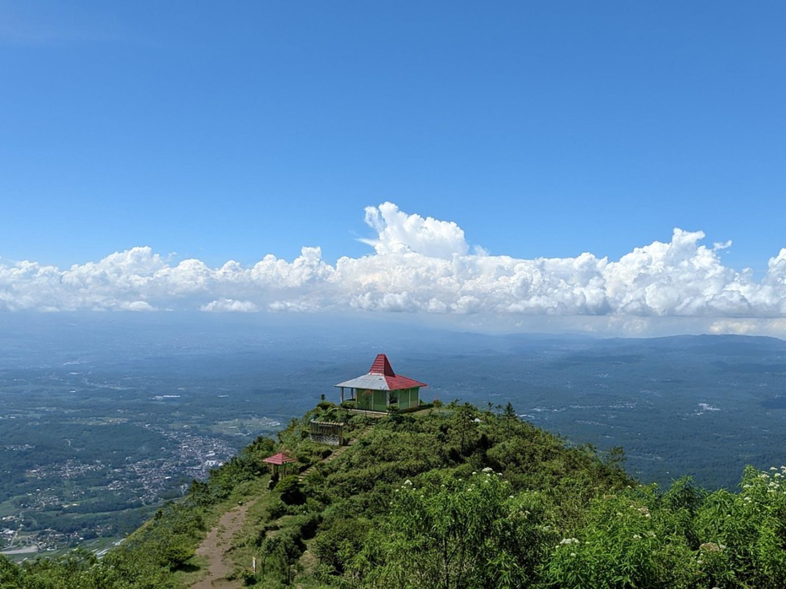 Rondreis Zuid-Korea, Andong, tempel van bovenaf