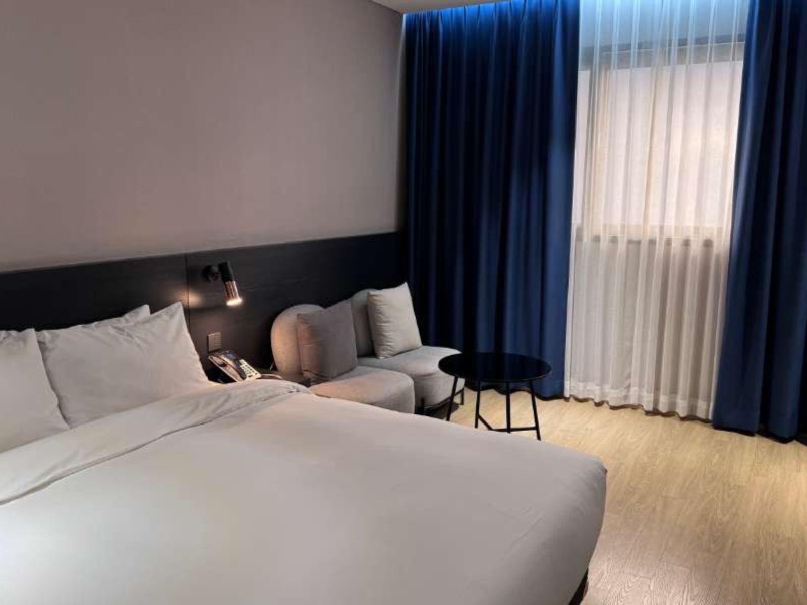 Rondreis Zuid-Korea, Gyeongju, Rivertain Hotel, Double bed slaapkamer