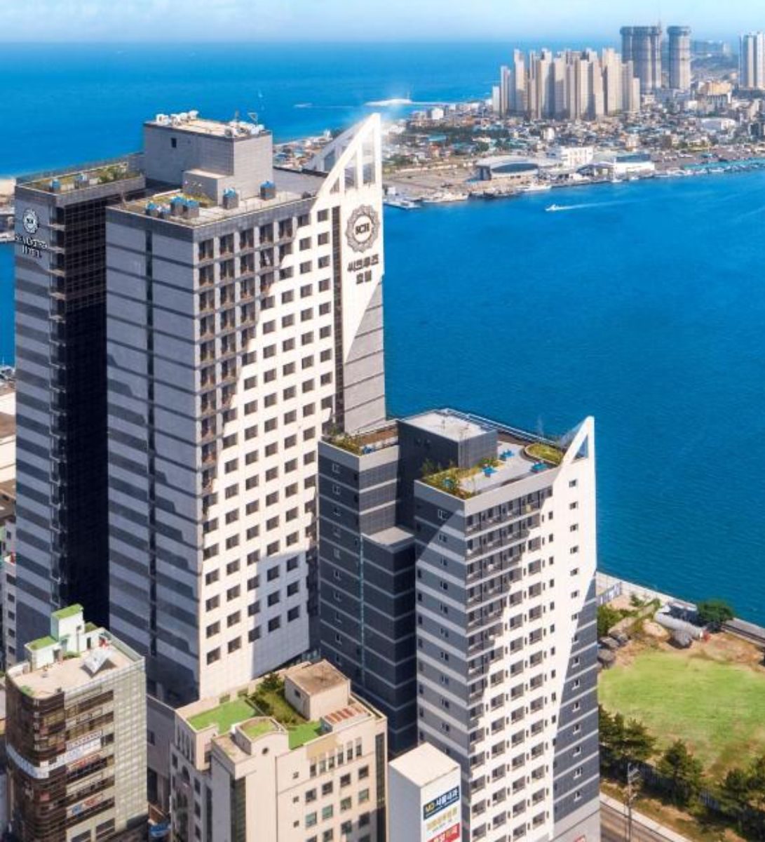 Rondreis Zuid-Korea, Sokcho, Sea Cruise Hotel, buitenaanzicht