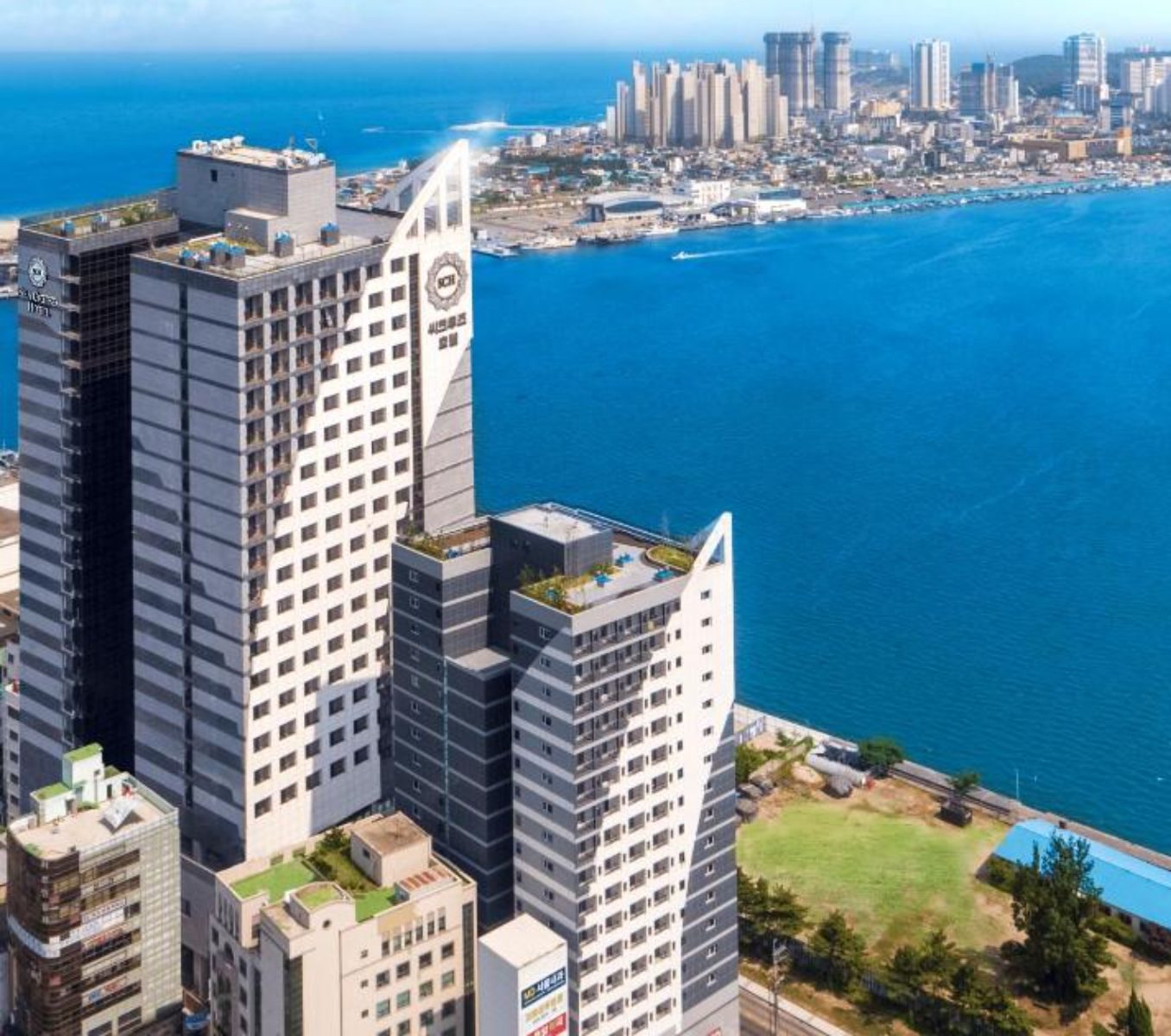 Rondreis Zuid-Korea, Sokcho, Sea Cruise Hotel, buitenaanzicht