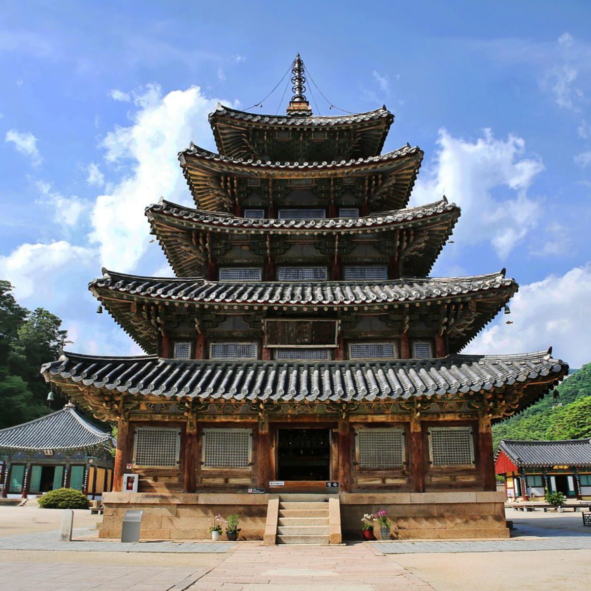 Rondreis Zuid-Korea, Songnisan National Park, Beopjusa tempel