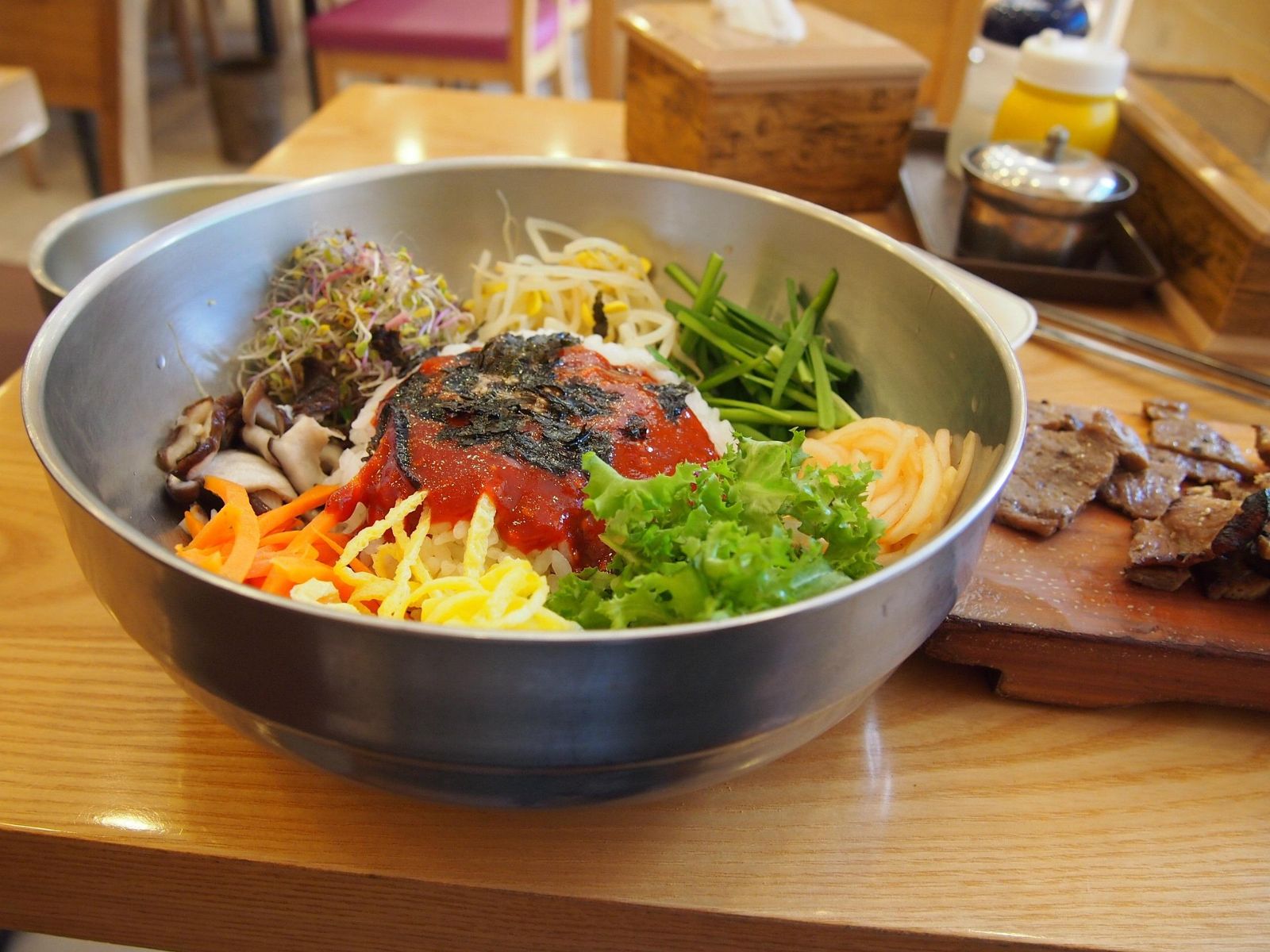 Rondreis Zuid-Korea, excursie Bibimbap kookworkshop, Jeonju, bibimbap