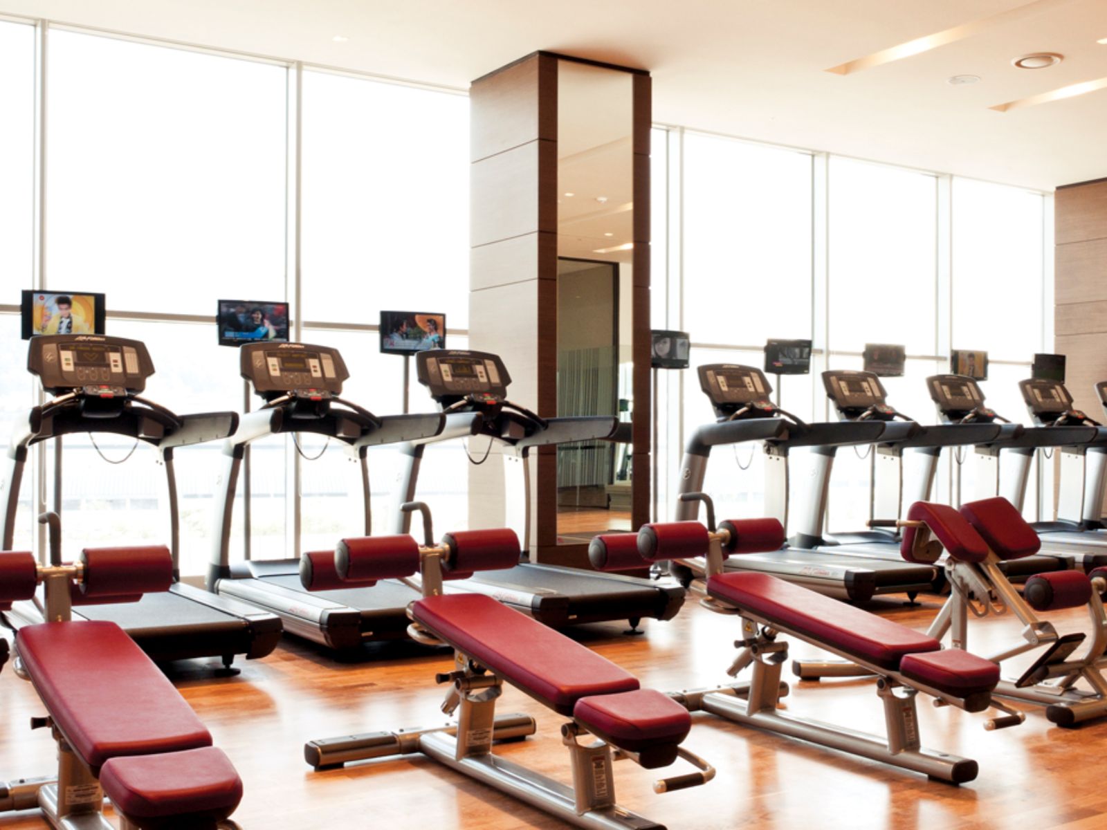 rondreis zuid-korea, seoul, stanford hotel seoul, fitness