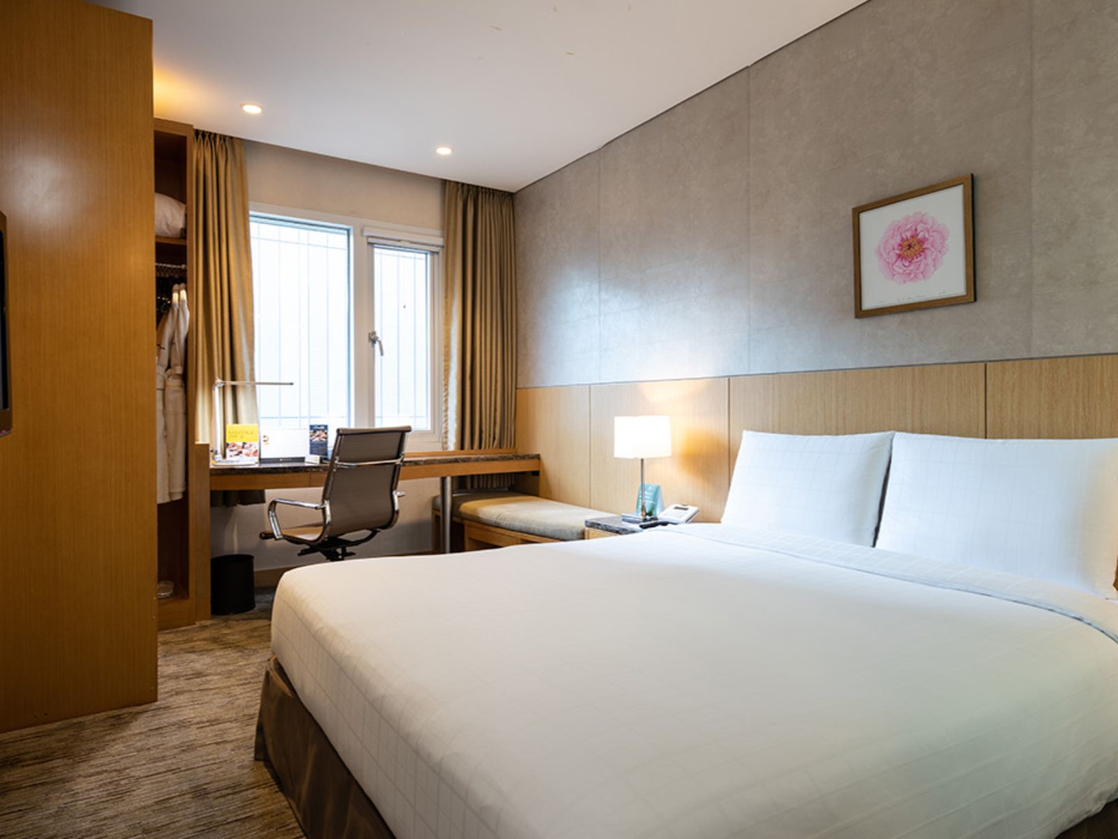 rondreis zuid-korea, seoul, stanford hotel seoul, tweepersoonskamer