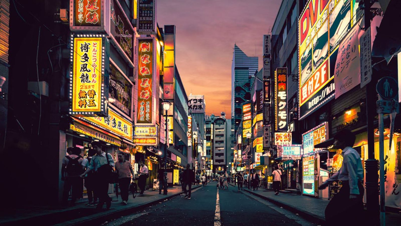 Japan Tokyo avond verlichting pexels