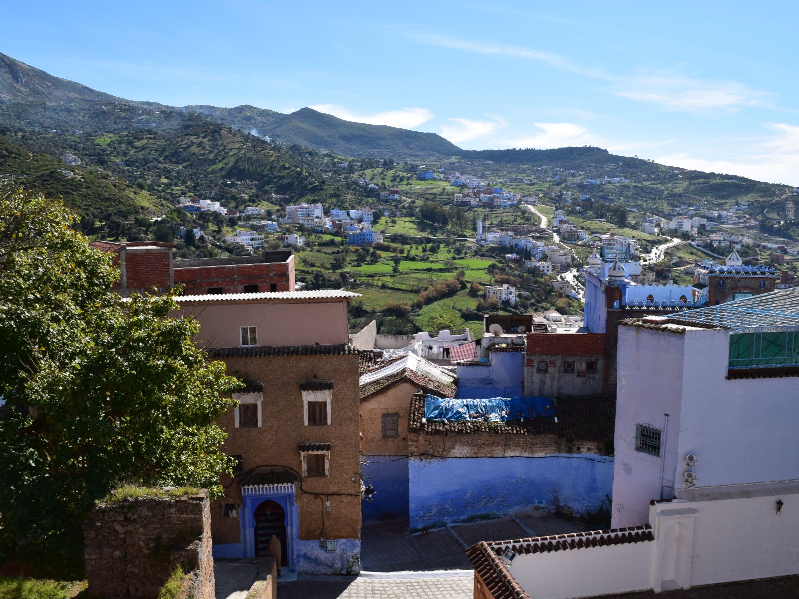 Rondreis Marokko, Chefchaouen, Excursie Chefchaouen en diner, uitzichtpunt