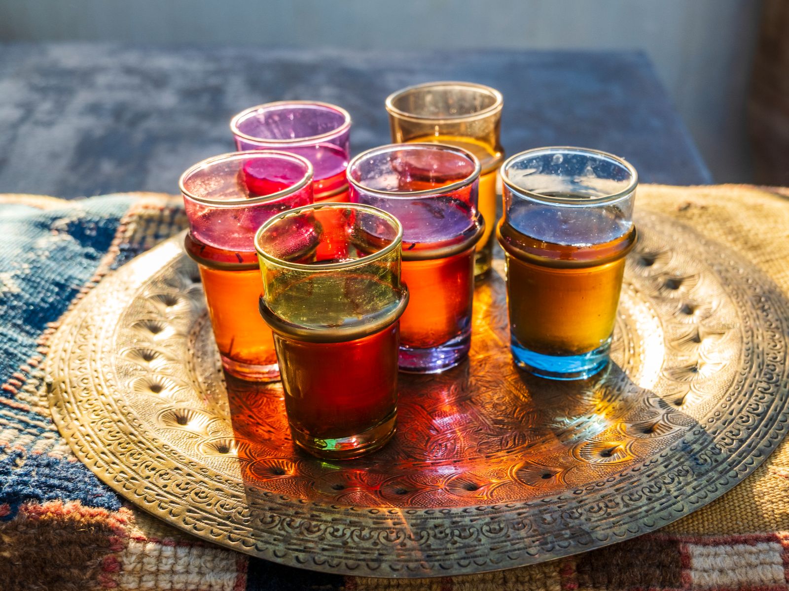 Rondreis Marokko, Fes, excursie Fes medina en lokale thee, Marokkaanse muntthee op dakterras van Fez