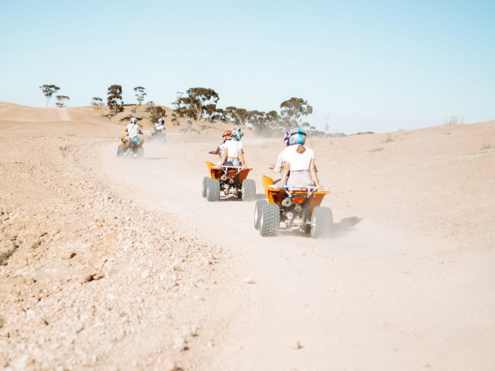 Rondreis Marokko, Marrakech, Excursie Quad avontuur, meerdere quad bikes