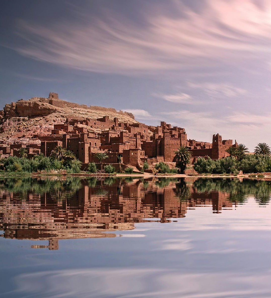 Rondreis Marokko, Ouarzazate, stad bij het water