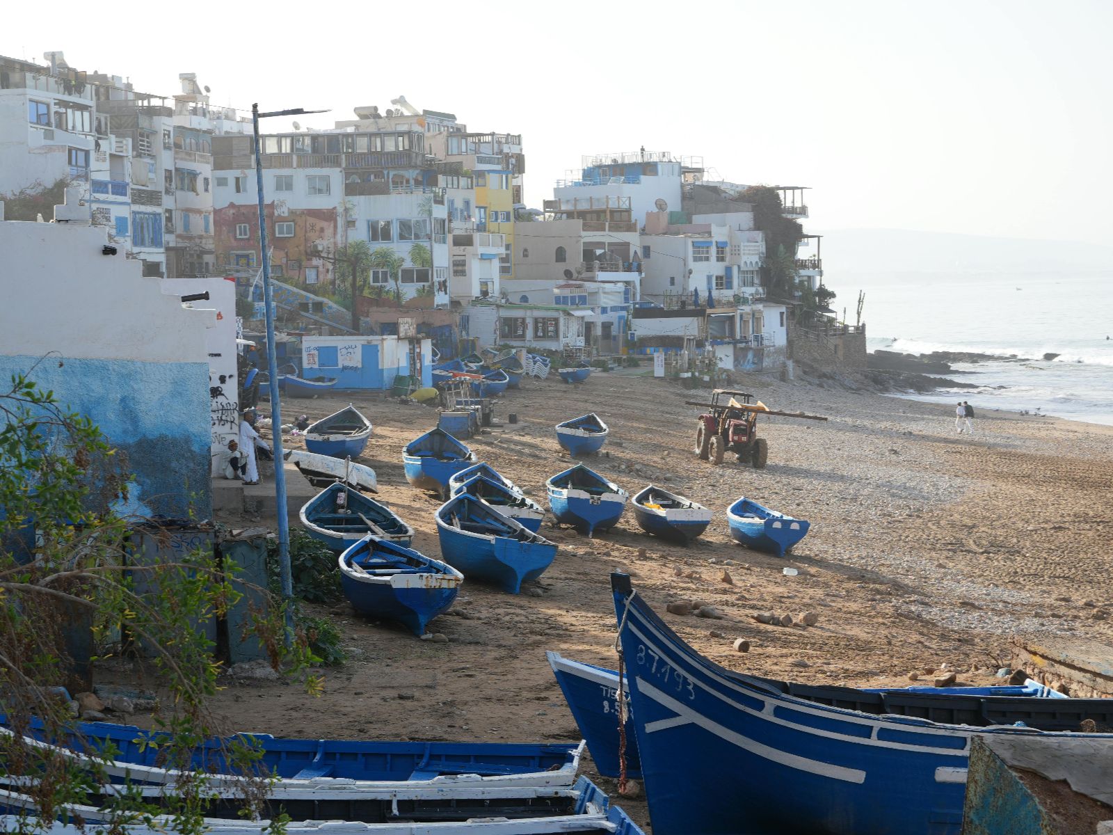 Rondreis Marokko, Taghazout, bootjes