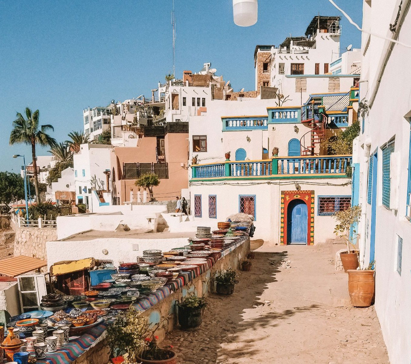 Rondreis Marokko, Taghazout, strand en stad