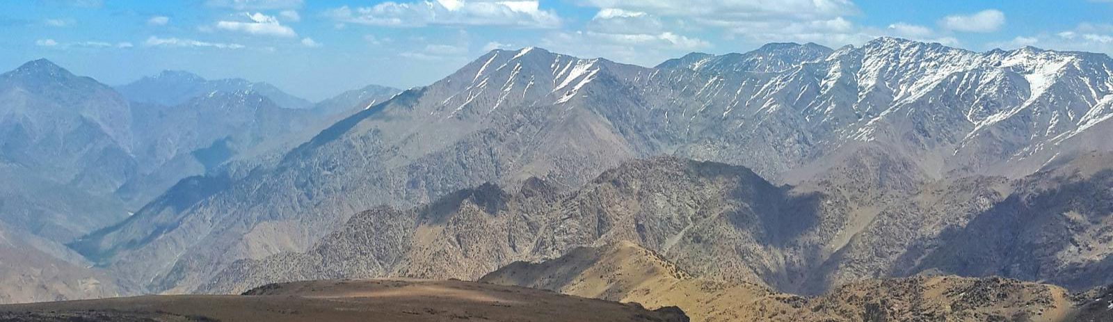 Rondreis Marokko, Tizi Oussem en Toubkal, wandelaars