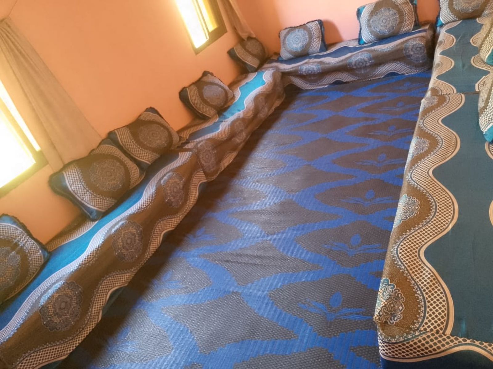 Rondreis Marokko, Toubkal Trekking, Tizi Oussem, Gite Taddarine, zitgedeelte