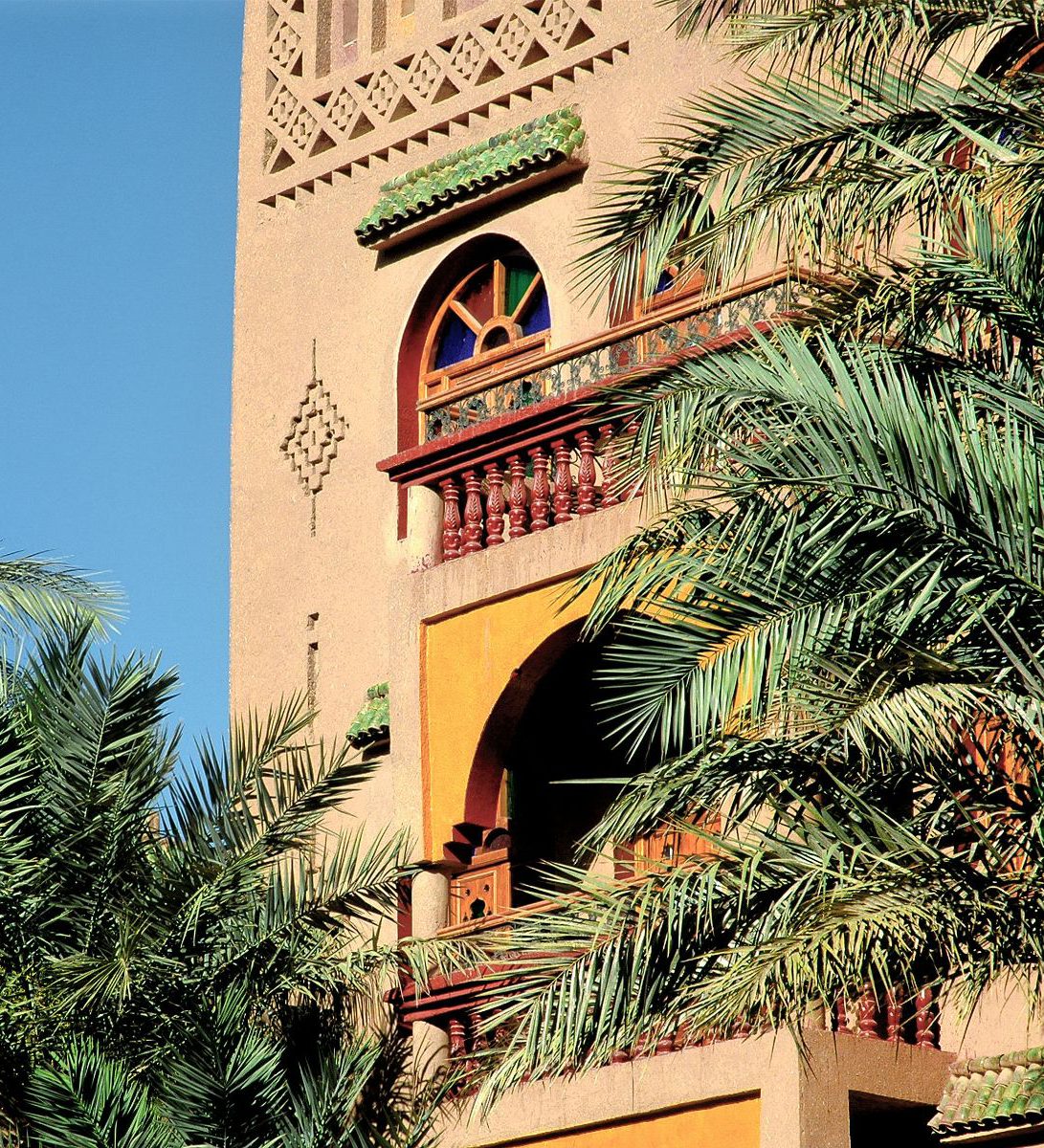 Rondreis Marokko, Zagora, gebouw in de stad